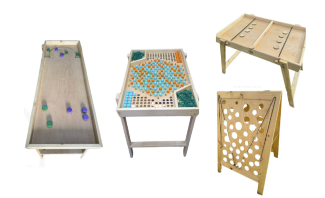 Drewniane gry plenerowe